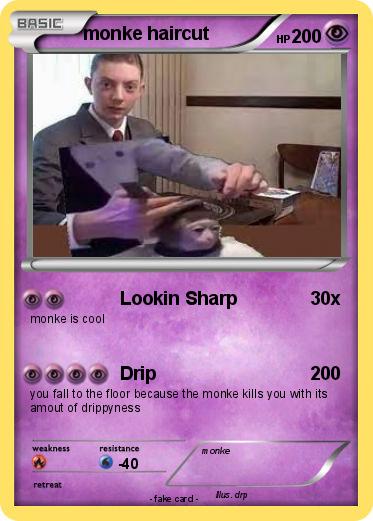 Pokemon monke haircut