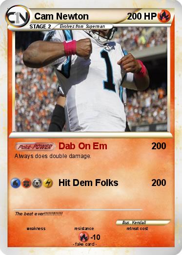 Pokemon Cam Newton