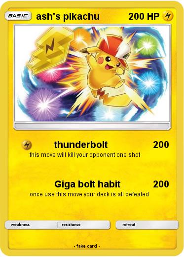 Pokemon ash's pikachu