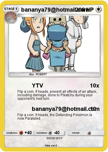 Pokemon bananya79@hotmail.com