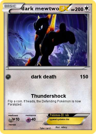 Pokemon dark mewtwo