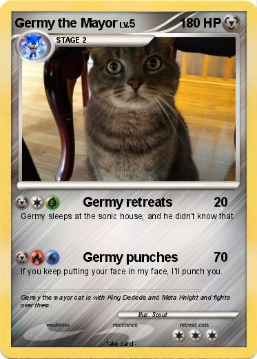 Pokemon Germy the Mayor