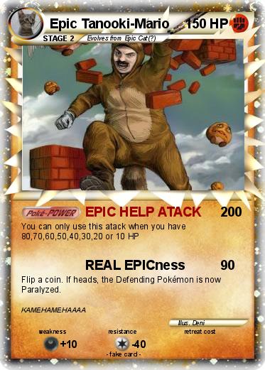 Pokemon Epic Tanooki-Mario