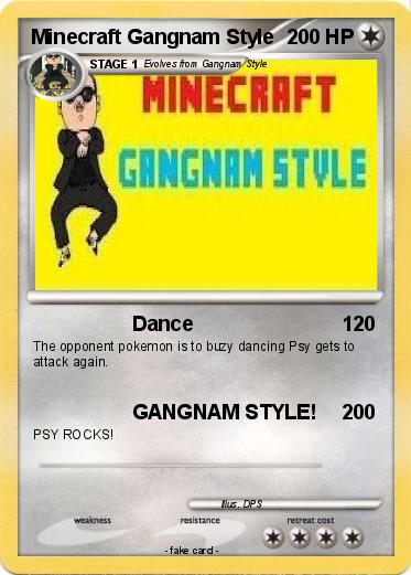Pokemon Minecraft Gangnam Style