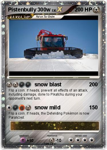 Pokemon Pistenbully 300w
