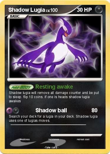 Pokemon Shadow Lugia