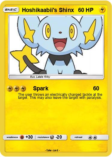 Pokemon Hoshikaabii's Shinx