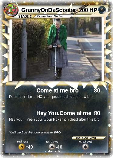 Pokemon GrannyOnDaScootar