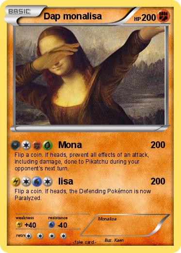 Pokemon Dap monalisa