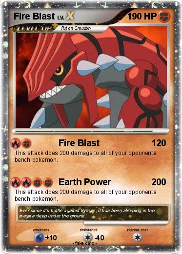 Pokemon Fire Blast