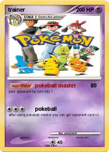 Pokemon trainer