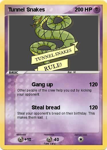 Pokemon Tunnel Snakes