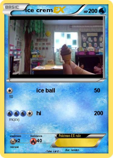 Pokemon ice crem