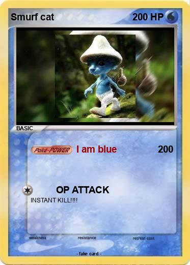 Pokemon Smurf cat