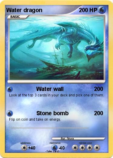 Pokemon Water dragon