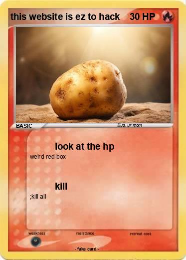 Pokemon this website is ez to hack