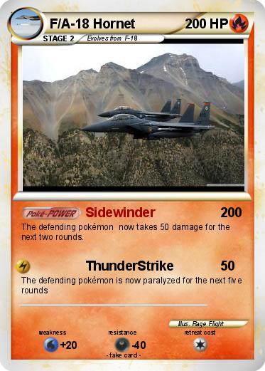 Pokemon F/A-18 Hornet
