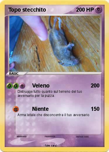 Pokemon Topo stecchito
