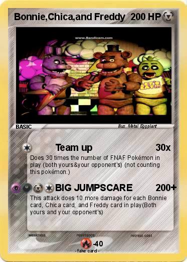 Pokemon Bonnie,Chica,and Freddy