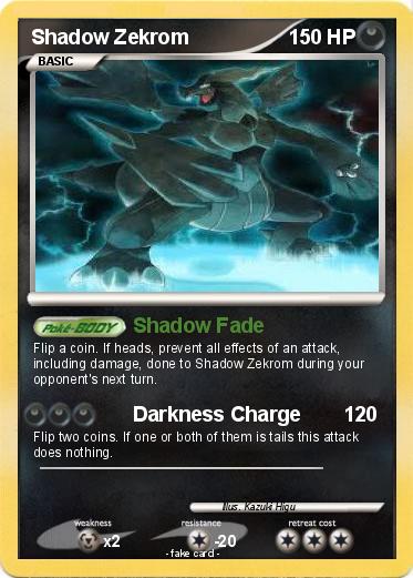 Pokemon Shadow Zekrom