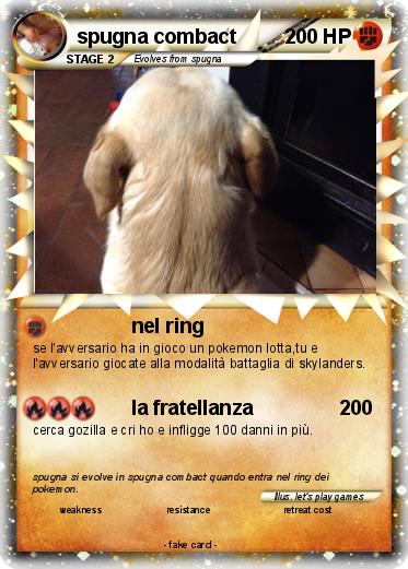 Pokemon spugna combact