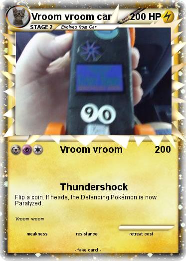Pokemon Vroom vroom car
