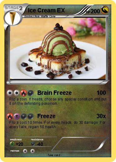 Pokemon Ice Cream EX