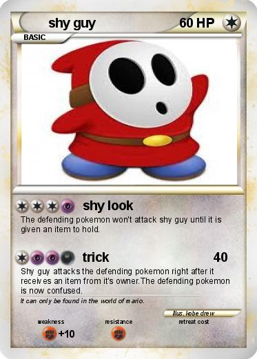 Pokemon shy guy