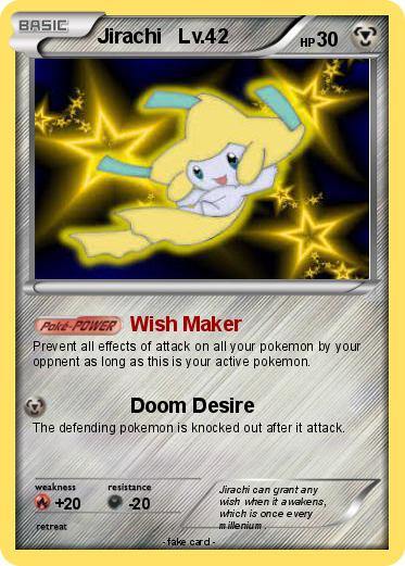 Pokemon Jirachi   Lv.42