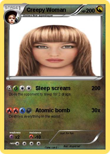 Pokemon Creepy Woman