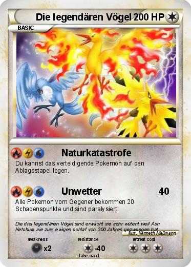 Pokemon Die legendären Vögel