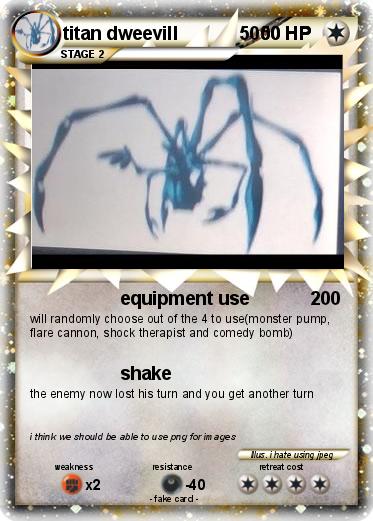 Pokemon titan dweevill            5000 HP
