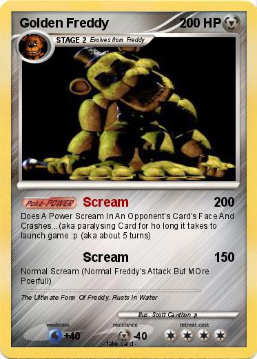 Pokemon Golden Freddy