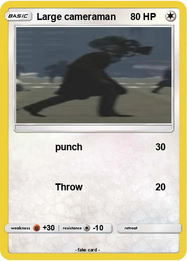 Pokemon Large cameraman
