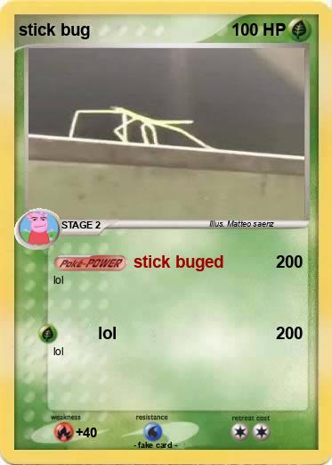 Pokemon stick bug