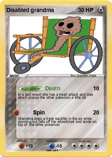 Pokemon Disabled grandma