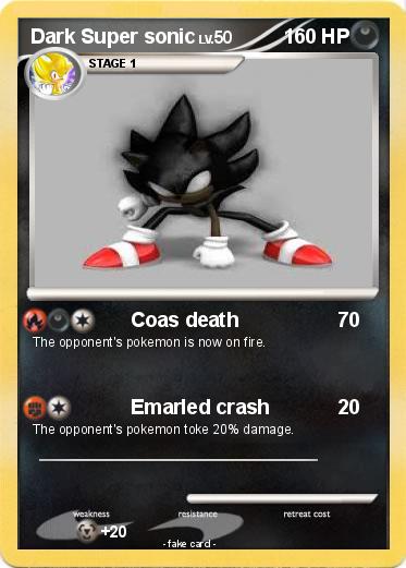 Pokemon Dark Super sonic