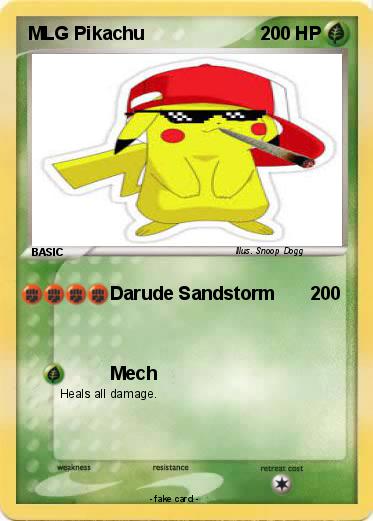 Pokemon MLG Pikachu