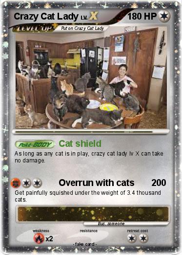 Pokemon Crazy Cat Lady