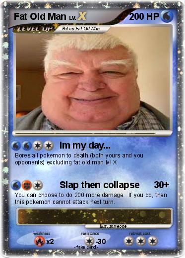 Pokemon Fat Old Man