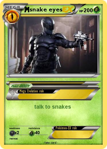 Pokemon snake eyes