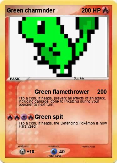 Pokemon Green charmnder