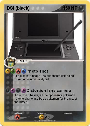 Pokemon DSi (black)