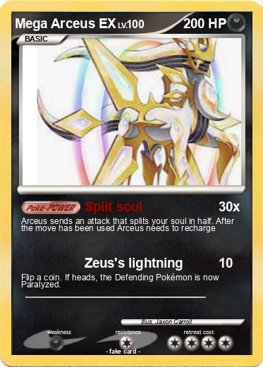 Pokemon Mega Arceus EX