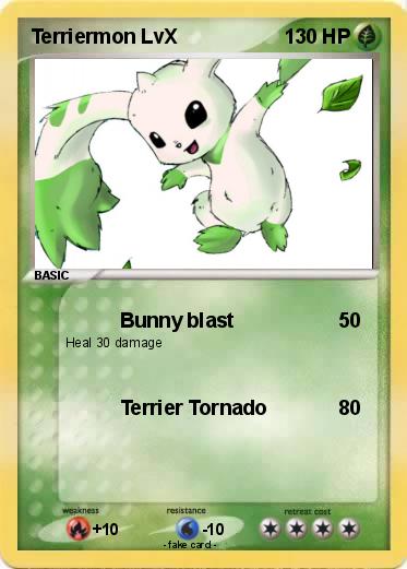 Pokemon Terriermon LvX