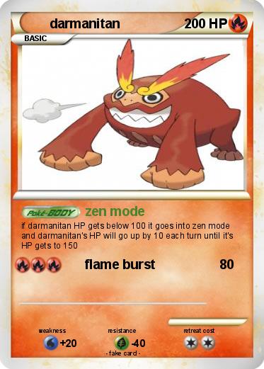 Pokemon darmanitan
