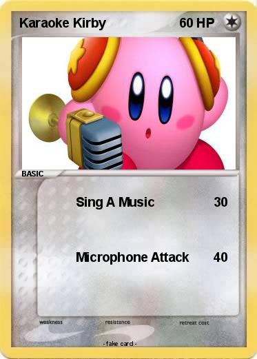 Pokemon Karaoke Kirby