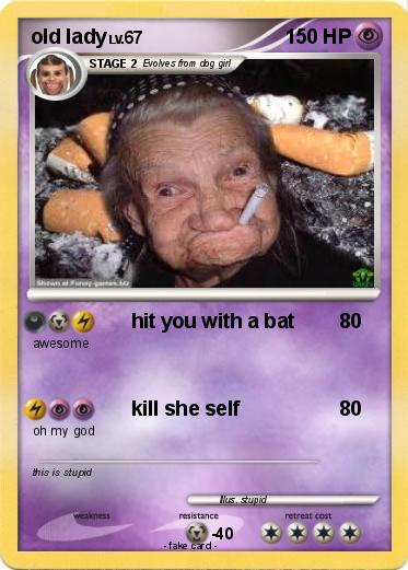 Pokemon old lady
