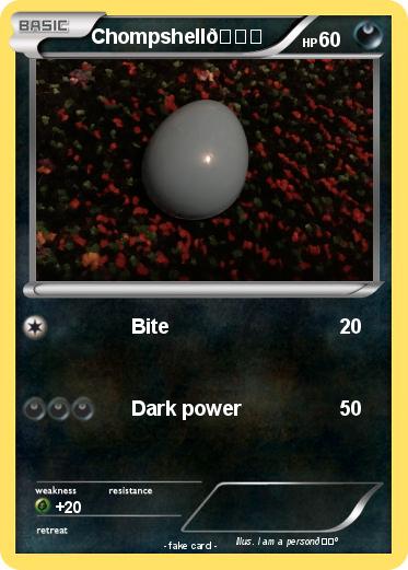 Pokemon Chompshell?
