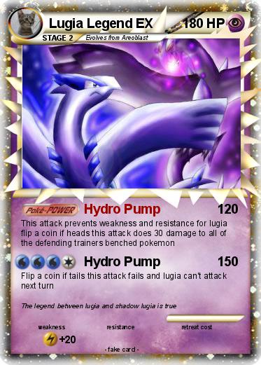 Pokemon Lugia Legend EX
